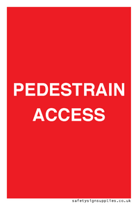 PEDESTRAIN ACCESS